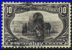 290, Used 10¢ XF/Superb Gem Quality Stamp Stuart Katz