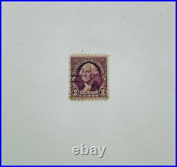 3 Cents George Washington Purple Violet US Stamp Cancelled