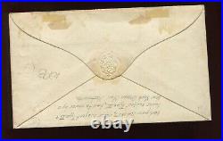 32-33 Used Pair on Cover NY to San Francisco'Via Steamer' withOcean Mail Cancels