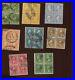 374-375, 377-382 Perf 12 Used Blocks of 4 Stamps (By 892)