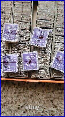 3c Jefferson cancelled approx 6000, US stamp lot