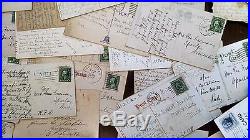 400 RPPC LOT Rural Wisconsin Minnesota 2 Antique Albums Stamped Postcards OLD