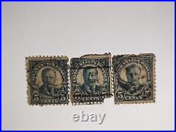 5 cent Theodore Roosevelt Stamp 1922 Dark Blue