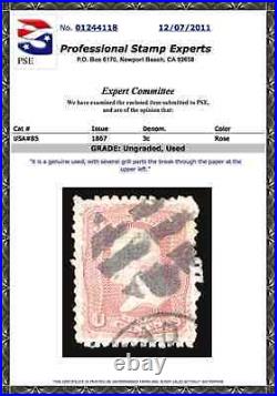 85 Used with PSE Certificate # 01244118, withsmall fault