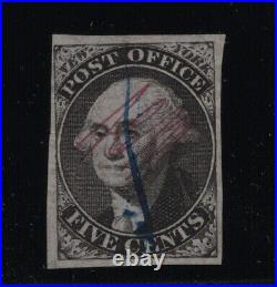 9X1 VF+ used neat cancel with nice color cv $ 625! See pic