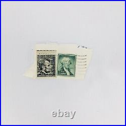 Abraham Lincoln 4 Cents And George Washington 1Cent Stamps