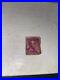 Abraham Lincoln 4 cent stamp purple color, slightly used