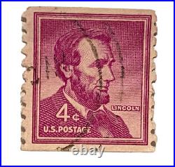 Abraham Lincoln VI 4 Cent Violet United States Postage Stamp