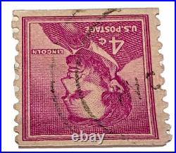 Abraham Lincoln VI 4 Cent Violet United States Postage Stamp