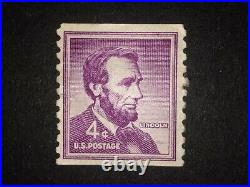 Abraham lincoln 4 cent stamp purple very rare