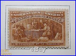 American Bank Note Co. 1893 Columbian Exposition Sc 230-240 Unused 239 RARE LOT