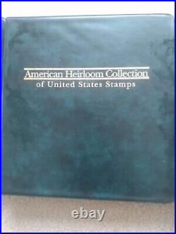 American Heirloom Stamp Album Set of 3-Includes 500 FREE U. S STAMPS