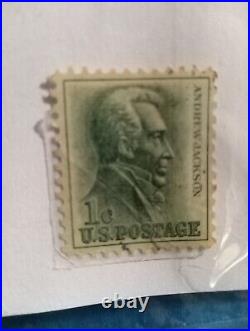 Andrew Jackson 1 Cent Stamp