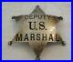 Antique Marshal Badge Old West 1890-1920’s, 6 point star badge. Hmk l. A. Stamp