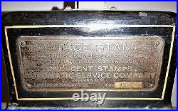 Antique US Postage Stamp Vending Machine Automatic Service Co. Albany NY RARE
