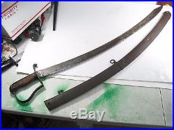 Authentic 1700's Nathan Starr U. S. Cavalry Saber Sword Stamped with Scabbard