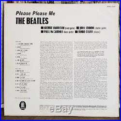BEATLES Please Please Me LP Odeon ZTOX 5550 OG 1964 German Stamped SHZE-117A-1