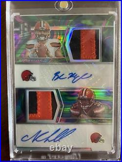 Baker Mayfield/chubb Rookie Patch Auto 3/4