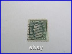 Benjamin Franklin 1 cent, used stamp, rare usa stamp