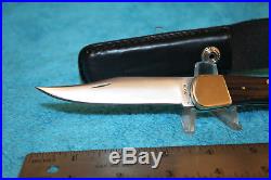 Buck Knife Model 110 1965 With Original Sheath Tang Stamped Buck Only