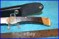 Buck Knife Model 110 1965 With Original Sheath Tang Stamped Buck Only