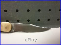 Buck Knife Model 110 1966-7' Vintage With Original Sheath, Rare Tang Stamp