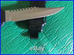 Buck knife Buckmaster 184/185 LT PAT PEND (Double stamped tang) sheath B S R