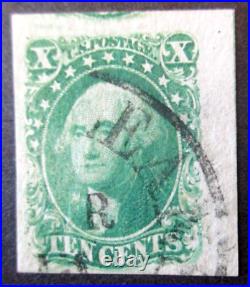 Buffalo Stamps Scott #16, 1851 Washington, Sup Town Cancel, CV = $13,750 -98