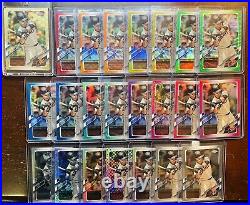 Buster Posey 2021 Topps Chrome Superfractor 1/1 Red Wave Orange Gold Refractors