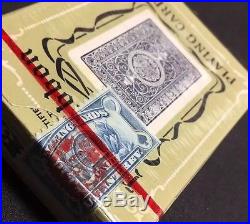 C1964 Blue Ribbon Linen Finish vTg Playing Cards Sealed Tax Stamp Urn Deck