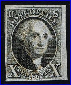 CKStamps US Stamp Collection Scott#2 10c Washington Used CV$850