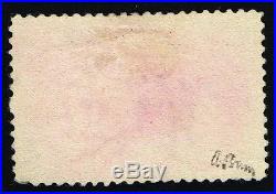 CKStamps US Stamps Collection Scott#244 $4 Columbian Used Signed Tiny Thin$1050