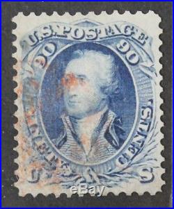 CKStamps US Stamps Scott#101 90c Washington Used APS Identification CV$2250