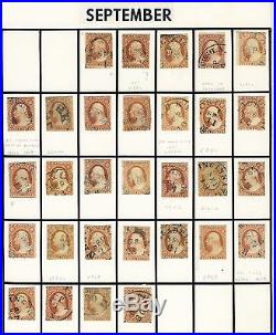 Calendar of 366 #11/11A Stamps Used