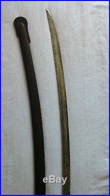 Civil War Sword Stamped US JF 1864 by AMES Mfg Co. Chicopee MA Family Heirloom