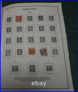 Collection of 1604 Original United States Liberty Stamps in Album from 1893-1988