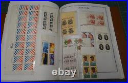 Collection of 515 Original United States Liberty Plate Blocks Stamps in Album