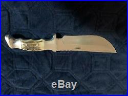 Custom R. H. RUANA CUSTOM MODEL M STAG KNIFE STAMP-ELK-SHEATH-1962-1983 US Made