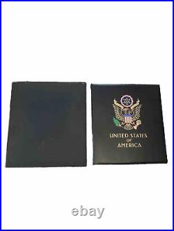 DAVO LUXE United States Hingeless Black Stamp Album (1980-1987) With Extra Years