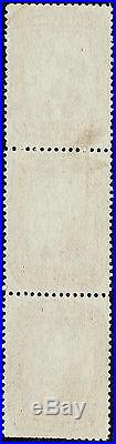 DB139 USA 1857 Scott#28b Bright Red brown Strip of 3 cv$9,275