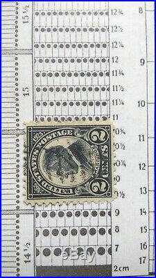 DTG' US Stamp 2 cent Scott # 613' Rotary Press Pf11