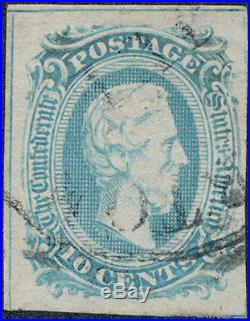 Drbobstamps CSA Scott #10a Extremely Scarce Used with Green Cert. 2016 Cat. $1900