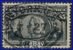 Drbobstamps US Scott #245 Used Attractively Cancelled PSE Cert. 2017 SCV $1200