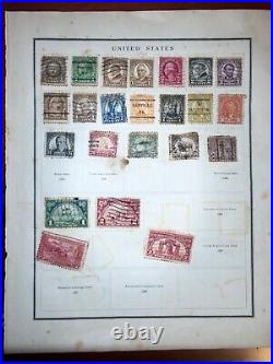 Early 1900 collection of rare United States stamps presidents. Washington etc