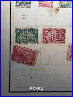 Early 1900 collection of rare United States stamps presidents. Washington etc