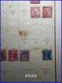 Early 1900 collection of rare United States stamps presidents. Washington etc