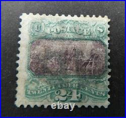 Early US Stamp Scott #120 Used 24 Cents 1869