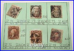 Early Us Scott Stamps