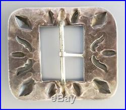 Early Vintage NAVAJO Silver Belt Buckle withARROW Stamping