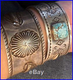 Exquisite 1930s Bracelet Ingot Hand Constructed Repousse´ Hand Stamped Very Fine